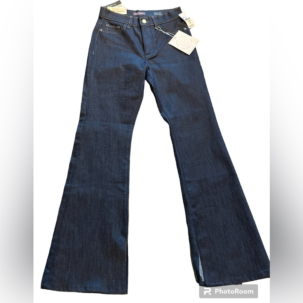 NEW DL1961 Womens Bridget High Rise Coated Denim Bootcut Jeans MRSP $209